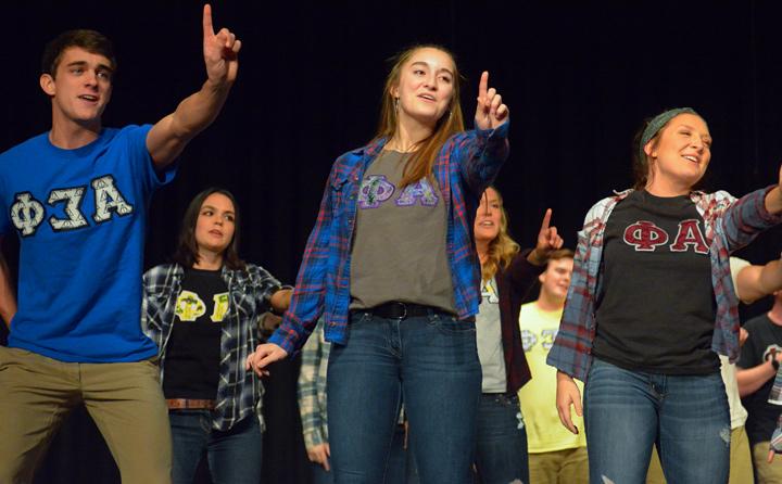 Image of Students at Greek Sing